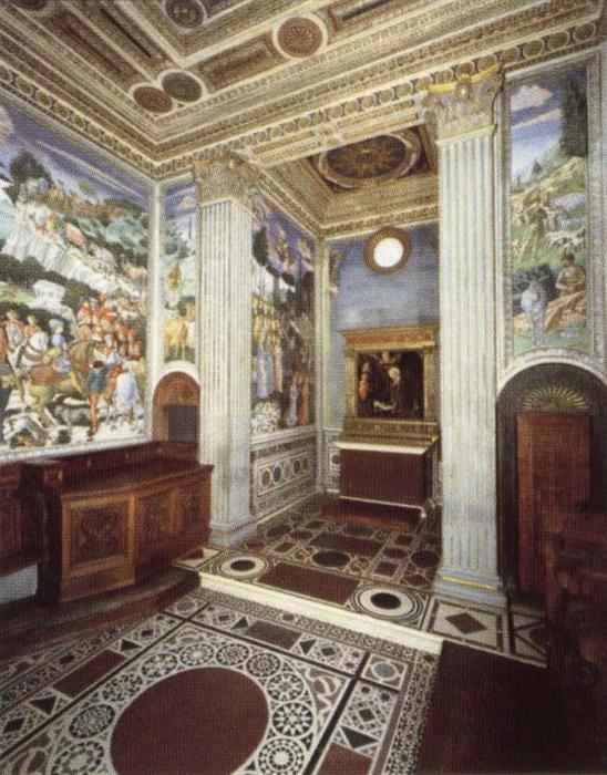 Benozzo Gozzoli Interior of Medici Family France oil painting art